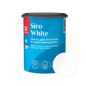 Краска TIKKURILA Siro White для потолка 0,9 л