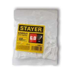 Клинья для плитки STAYER 6 мм 100 шт