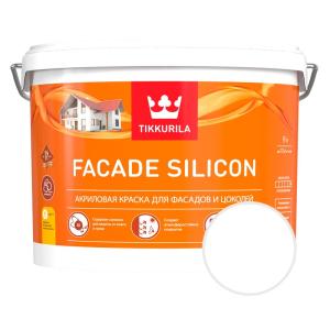 Краска TIKKURILA Facade Silicon Белый 9 л