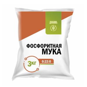 Удобрение минеральное НОВ-АГРО Мука фосфоритная универсальное 3000 г 