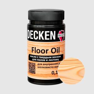 Масло DECKEN Floor Oil Spice с твердым воском для полов Бесцветный 0,125 л