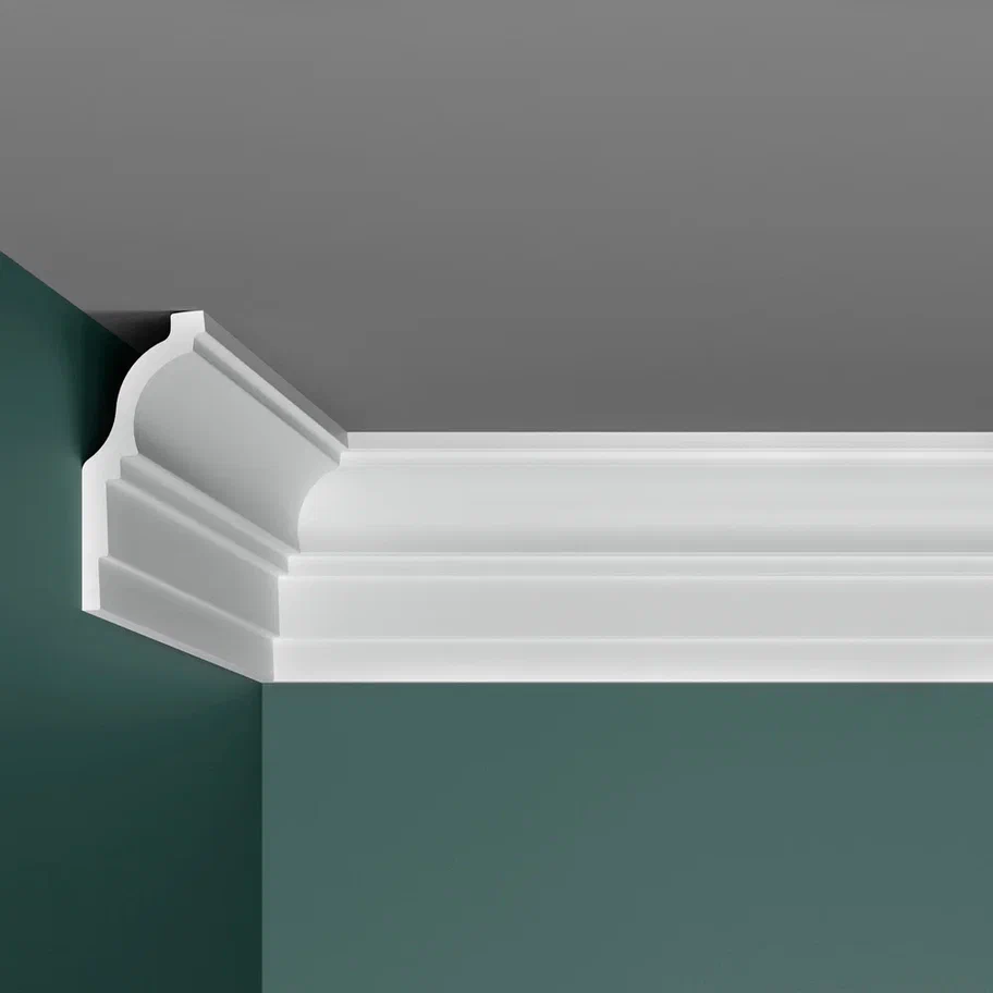 Плинтус потолочный ППС ПРАЙМДЕКОР 100*40*2000 мм N-110 