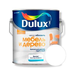 Краска DULUX для мебели и дерева Белый 2 л