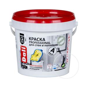 Краска DALI Professional для стен и потолков Бесцветный 0,9 л 