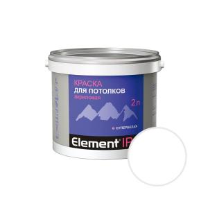 Краска ELEMENT IP-1 для потолка 2 л