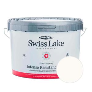 Краска SWISS LAKE Intense Resistance Plus для стен и потолков 9 л