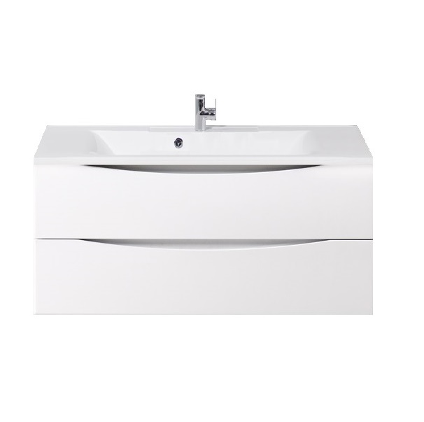 Тумба с раковиной belbagno marino 100 bianco opaco