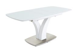 Стол АВРОРА Нотр-Дам Moderne Optiwhite Белый/Белый 1400(1715)*850 мм