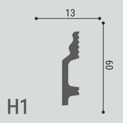 H1 Плинтус напольный (13*60*2000мм) Де-Багет/