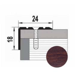 Профиль угловой ЛУКА ПУ 03 Дуб темный 091 0,9 м