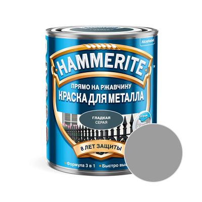 Грунт-эмаль HAMMERITE RAL 7042 Серый 0,75 л