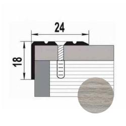 Профиль угловой ЛУКА ПУ 03 Ясень белый 106 1,8 м
