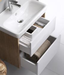 Тумба с раковиной AQWELLA City 60 дуб балтийский