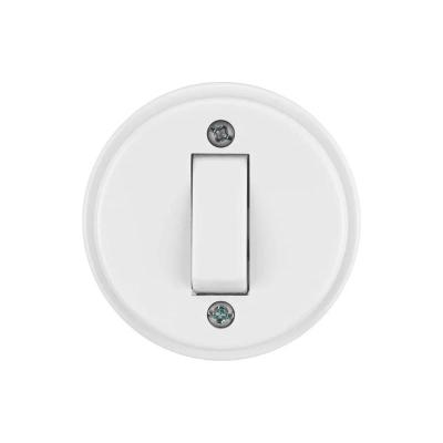 Выключатель TDM Ретро 1 клавиша белый SQ1806-0505