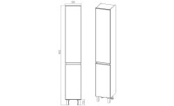 Пенал VIANT Мальта 30*190 см