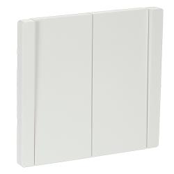 Переключатель IEK Forte&Piano 2 клавиши белый FP-V22-0-10-1-K01