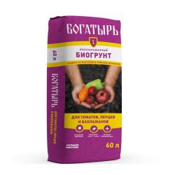 Грунт ЛАМА ТОРФ Богатырь Для томатов, перца и баклажанов 60 л