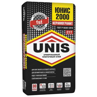 Плиточный клей UNIS 2000 25 кг