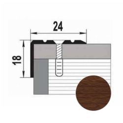 Профиль угловой ЛУКА ПУ 03 Орех 088 0,9 м