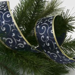 Лента новогодняя ФЕНИКС ПРЕЗЕНТ Морская волна 2,7 м