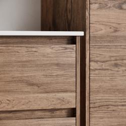 Тумба с раковиной SANCOS Libra Floor 90 дуб чарльстон 