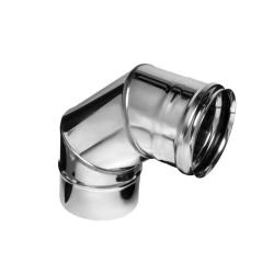 Колено FERRUM GS AISI 430 90° 0,5 мм 220 мм