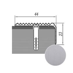 Профиль угловой НОВОСЕЛ У 7.2 Алюминий 2 м