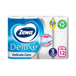 Туалетная бумага ZEWA Делюкс 3-х слойная 12 шт