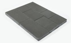 Плитка тротуарная BRAER Триада Серый 