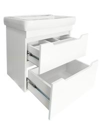 Тумба с раковиной EMMY Агата 55 подвесная 