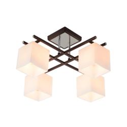 Люстра ЛАЙТ СФЕРА 74315/4 Coffee+chrome Кофе