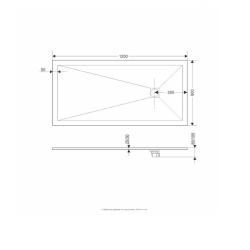 Поддон каменный RGW ST-0129W 120*90 см