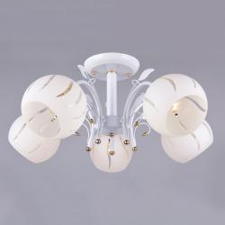 Люстра ЛИГА СВЕТА PC20000 WT+FG/5C Белый, золото