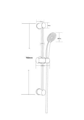 Душевой гарнитур VODA VSS13