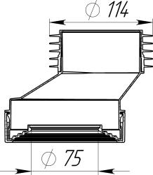 Манжета для унитаза AQUANT со смещением M0420-36-MR