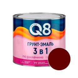 Грунт-эмаль FORMULA Q8 Красно-коричневый 1,8 кг