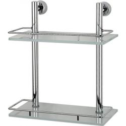 Полка для ванной FBS Vizovice стеклянная двойная