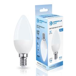 Лампа LED AMBRELLA 11W/E14/6400К свеча 371116