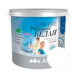 Краска ALPA Lumiere Роскошно белая 9 л