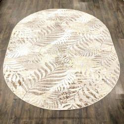 Ковер ОРИЕНТАЛЬ 4224А - CREAM - VIZON овал размер 1,6*2,3 м