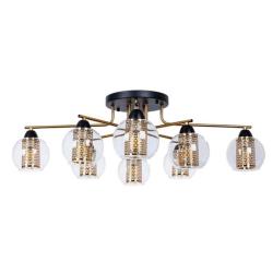 Люстра ARTE LAMP A7045PL-8BK Черный, медный