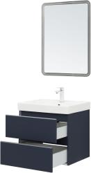 Тумба с раковиной AQUANET Вега 60 маренго