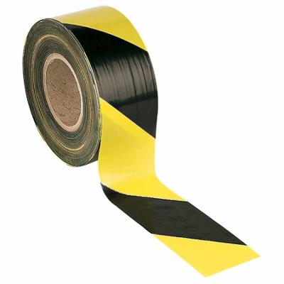 Лента сигнальная желто-черная 48 мм 200 м