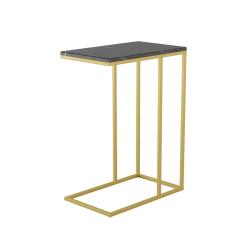 Журнальный стол Агами Gold черный мрамор