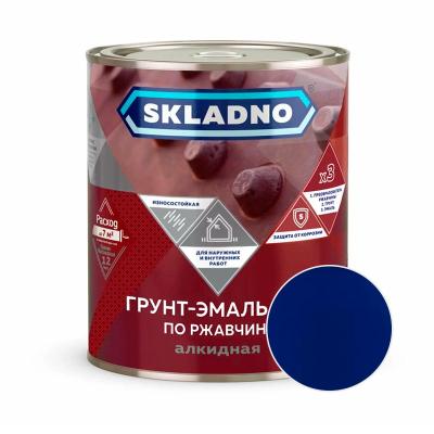 Грунт-эмаль SKLADNO Синий 1,8 кг
