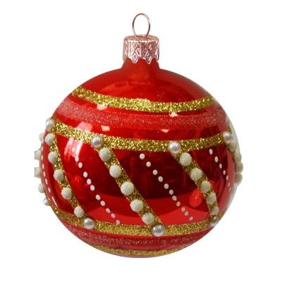 Шар КОЛОМЕЕВ Золотое плетение 80 мм