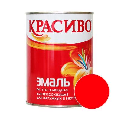 Эмаль КРАСИВО ПФ-115 Красный 1,8 кг