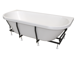 Ванна акриловая RADOMIR Вальс Макси экран 180*80 см