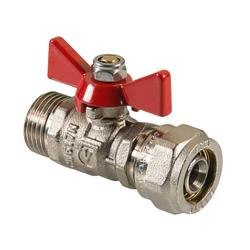 Кран шаровой VALTEC обжим 16 мм 1/2" НР VT.341.N.1604