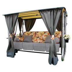 Качели садовые АРНОВЕРК Усадьба Серебро 264*170*179 см